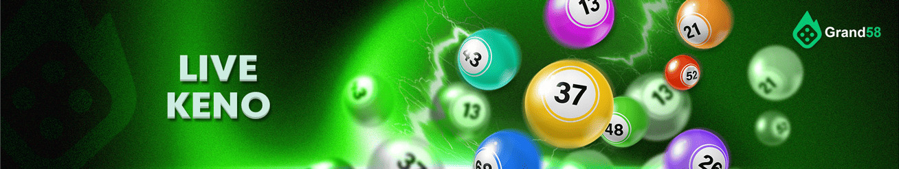 Keno Number Game Banner